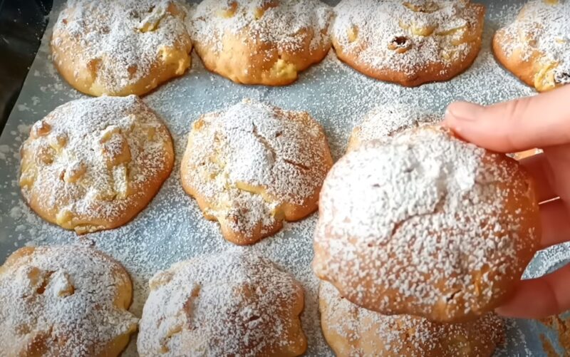 Такие простые, что готовят даже дети. Вкуснейшее яблочное печенье за 15 минут